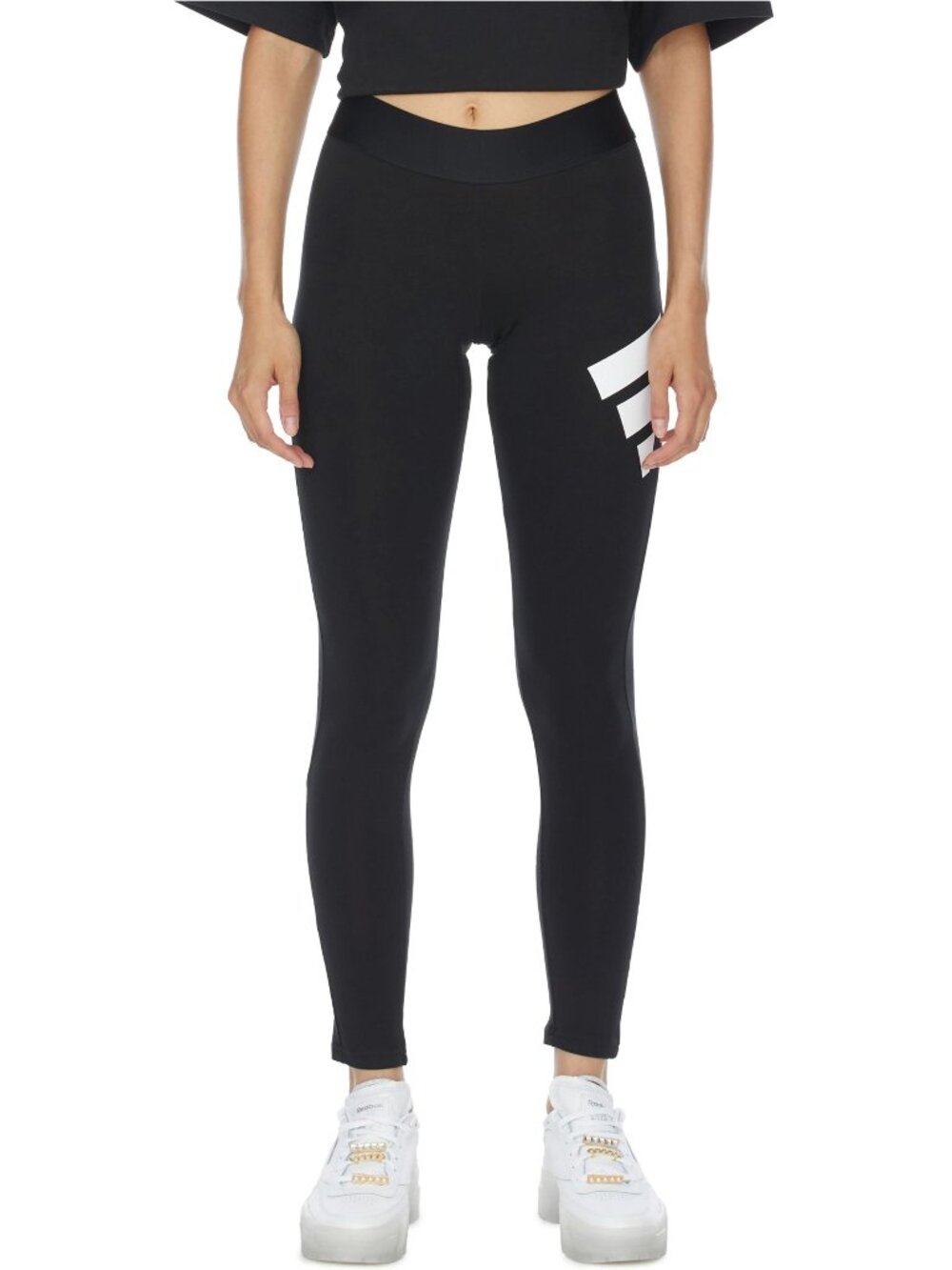 Adidas Women's Sportwear Three Bar Leggings Black Size M NEW WITH TAGS!